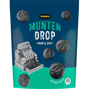Jumbo Munten Drop Hard & Zoet 350 g