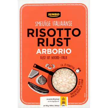 Jumbo Risotto rijst Arborio 500 g