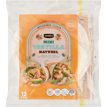 Jumbo Mini Tortilla Naturel 12 Stuks