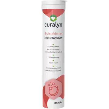 Curalyn Multivitaminen & Mineralen Bruistabletten 20 Stuks