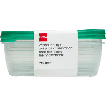 HEMA Vershoudbakjes 2 x 2 L