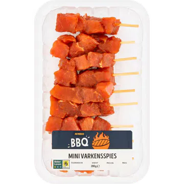 Jumbo BBQ Mini Varkensspies 280 g