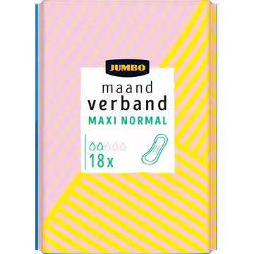 Jumbo Maandverband Maxi Normal 18 Stuks