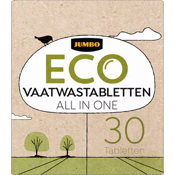 Jumbo Eco Vaatwastabletten All in One 30 Stuks