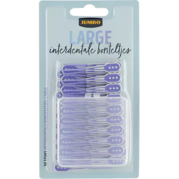 Jumbo Interdentale Borsteltjes Large 50 Stuks