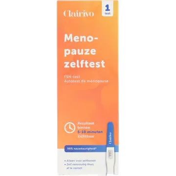 Clairivo Zelftest Menopauze 1st
