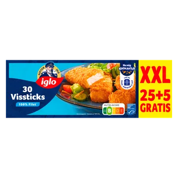 Iglo Vissticks XXL 25+5 Gratis 840 g