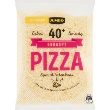 Jumbo Geraspte Pizza Kaas 40+ 150 g