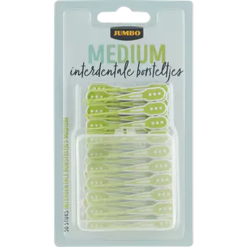 Jumbo Interdentale Borsteltjes Medium 50 Stuks