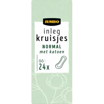 Jumbo Inlegkruisjes Normal met Katoen 24 Stuks