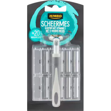 Jumbo Scheermes Navulmesjes 20 Stuks
