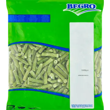 Merkloos Begro Diepvriesgroenten Gebroken Bonen 1KG