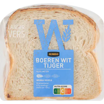 Jumbo - Boeren Tijgerbrood Wit - Half