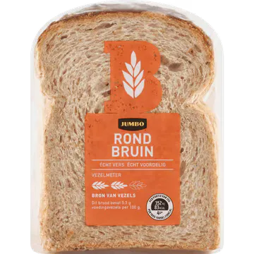 Jumbo - Rond Bruin -  Half