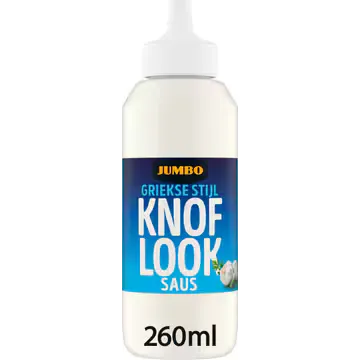 Jumbo Griekse Stijl Knoflooksaus 260ML