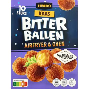 Jumbo Kaas Bitterballen Airfryer & Oven Wapenaer 10 Stuks