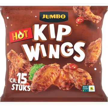 Jumbo Kip Wings Hot ca. 15 Stuks