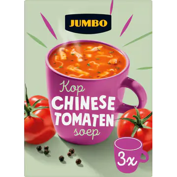 Jumbo Kop Chinese Tomatensoep 3 Stuks