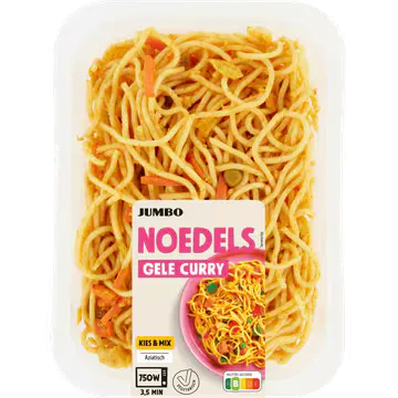 Jumbo Noedels Gele Curry 260 g