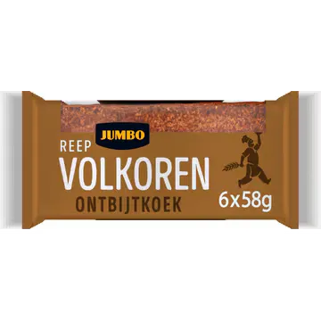 Jumbo Ontbijtkoek Volkoren 6 Stuks