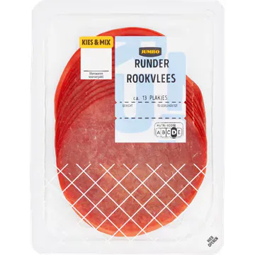 Jumbo Runderrookvlees 100 g