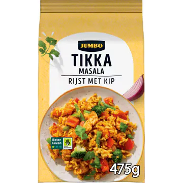 Jumbo Tikka Masala Rijst met Kip 475 g