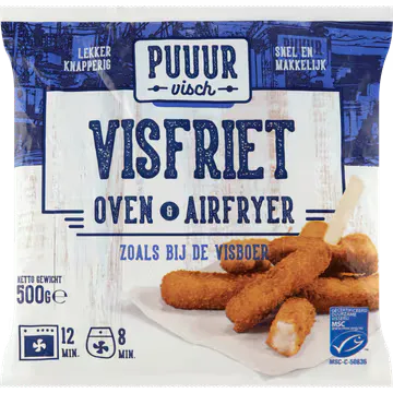 Puuur Visch Visfriet Oven & Airfryer 500 g