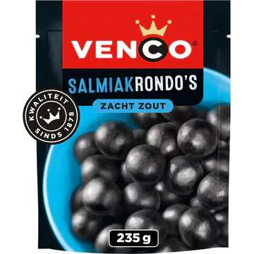 Venco Salmiakrondo's Zacht Zout 235 g