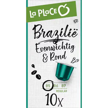 La Place Brazilië Nespresso Koffiecups 10 Stuks