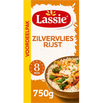 Lassie Zilvervliesrijst Voordeelpak 750 g
