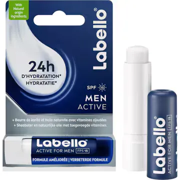 Labello Men Active SPF 15 met Natuurlijke Ölien 4,8 g