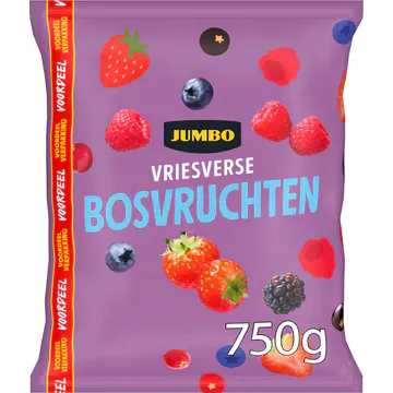 Jumbo Vriesverse Bosvruchten Voordeelverpakking 750 g