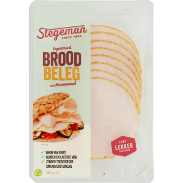 Stegeman Vegetarisch Broodbeleg met Kerriesmaak 100 g