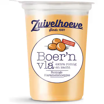 Zuivelhoeve Boer'n vla Romige Karamelsnoepjes 450g