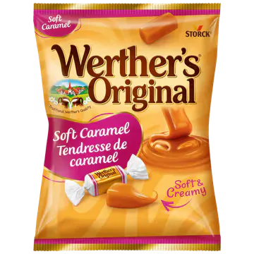 Werther's Original Roomsnoepjes Soft Caramel Zak, 150 gram