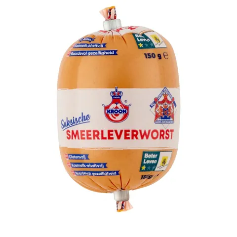 Kroon Saksische Smeerleverworst 150 g