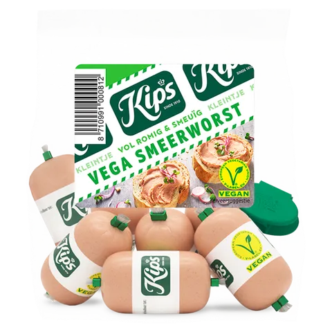Kips Kleintje Vega Smeerworst 6 x 20 g
