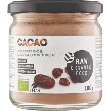 Superfood Raw Organic Food Cacaopoeder 100 g