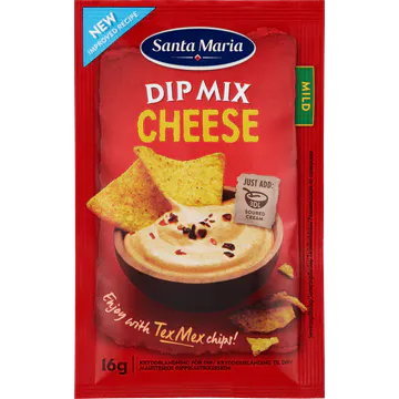 Santa Maria Dip Mix Cheese Mild 16 g