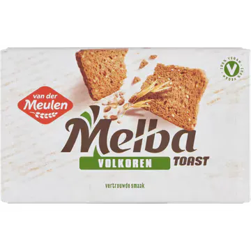 Van der Meulen Melba Volkoren Toast 120g