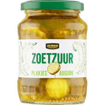 Jumbo Plakjes Augurk Zoetzuur 330 g