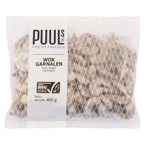 Klaas Puul Wokgarnalen rauw