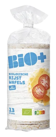 Bio+ Rijstwafels met zeezout