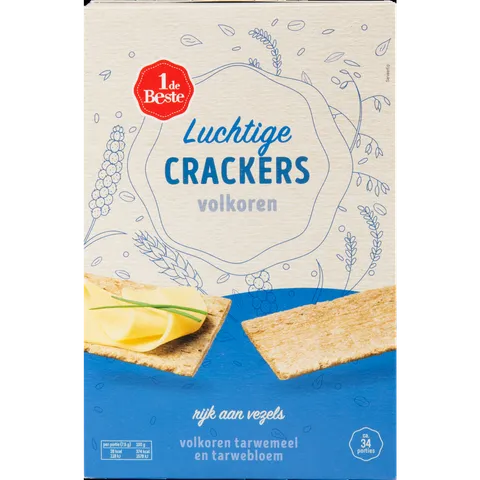 1 de Beste Luchtige crackers volkoren