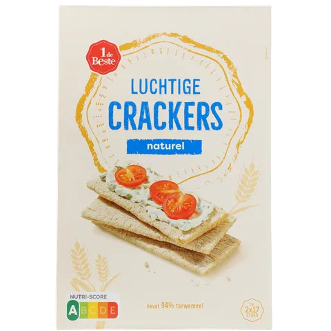 1 de Beste Luchtige crackers naturel