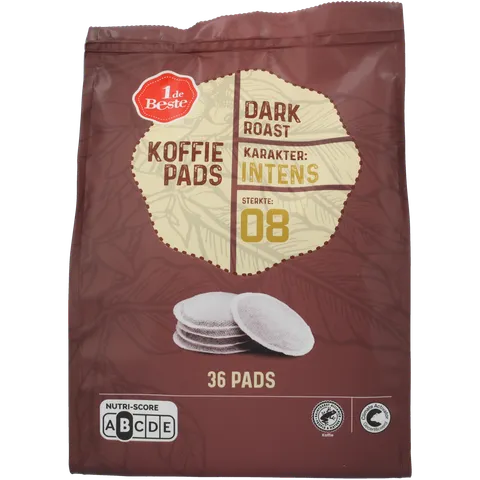 1 de Beste Koffiepads dark roast
