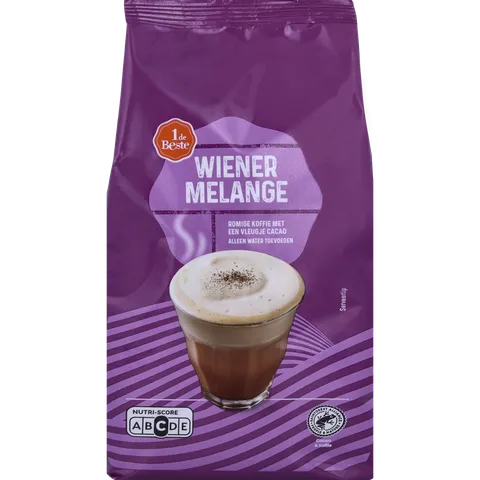 1 de Beste Oploskoffie wiener melange
