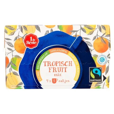 1 de Beste Vruchtenthee tropisch fruit mix 20 zk.