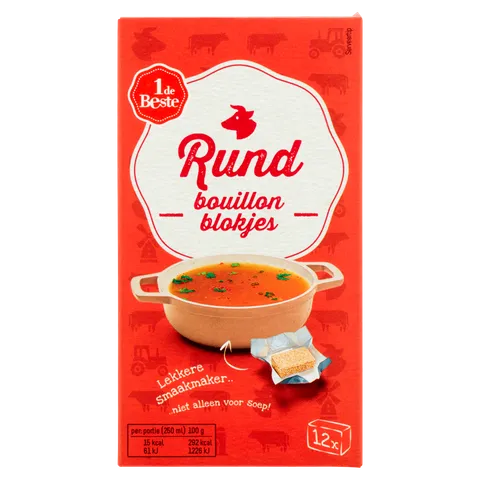 1 de Beste Bouillonblokjes rund