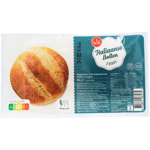 1 de Beste Italiaanse bollen 2 stuks